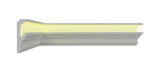 18 Meter LED Indirekte Beleuchtung Lichtprofile Wand Stuckleiste Beleuchtung BL 09
