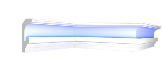 18 Meter LED Indirekte Beleuchtung Lichtprofile Wand Stuckleiste Beleuchtung BL 11