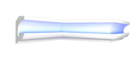 18 Meter LED Indirekte Beleuchtung Lichtprofile Wand Stuckleiste Beleuchtung BL 12