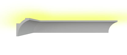 24 Meter LED Indirekte Beleuchtung Lichtprofile Wand Stuckleiste Beleuchtung BL 17
