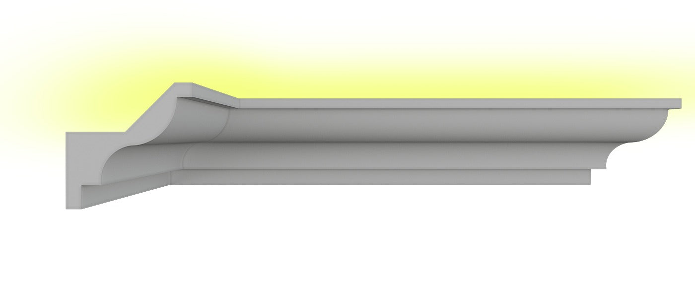 Ecke BL 02 LED Indirekte Beleuchtung LED Lichtprofil Styroporleisten