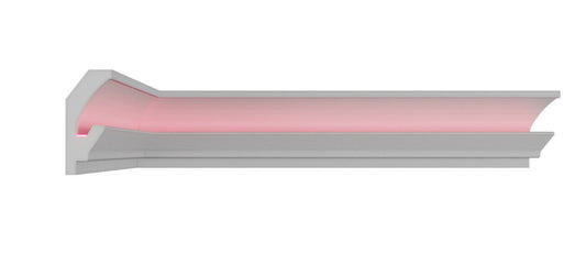Ecke BL 14 LED Indirekte Beleuchtung LED Lichtprofil Styroporleisten