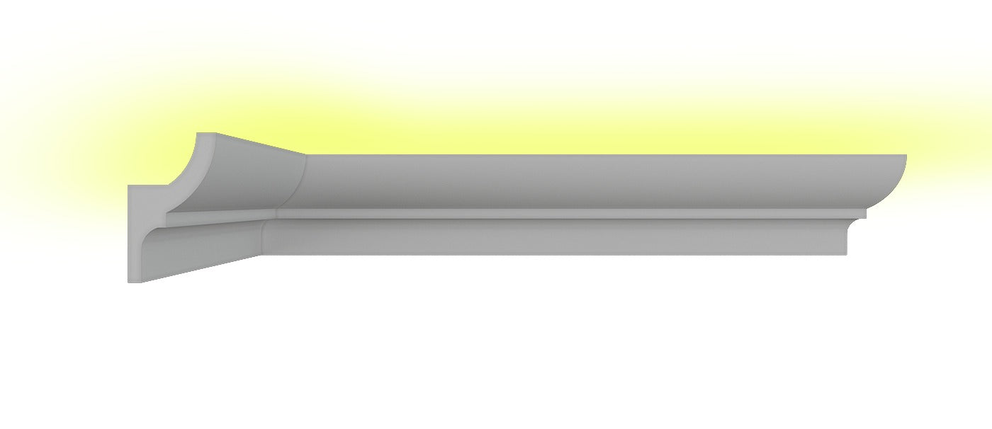 Ecke BL 16 LED Indirekte Beleuchtung LED Lichtprofil Styroporleisten