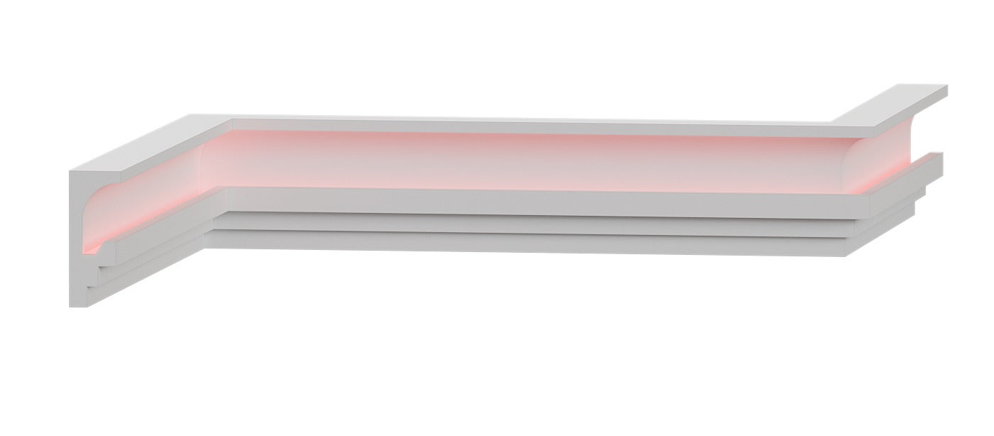 Ecke BL 26 LED Indirekte Beleuchtung LED Lichtprofil Styroporleisten