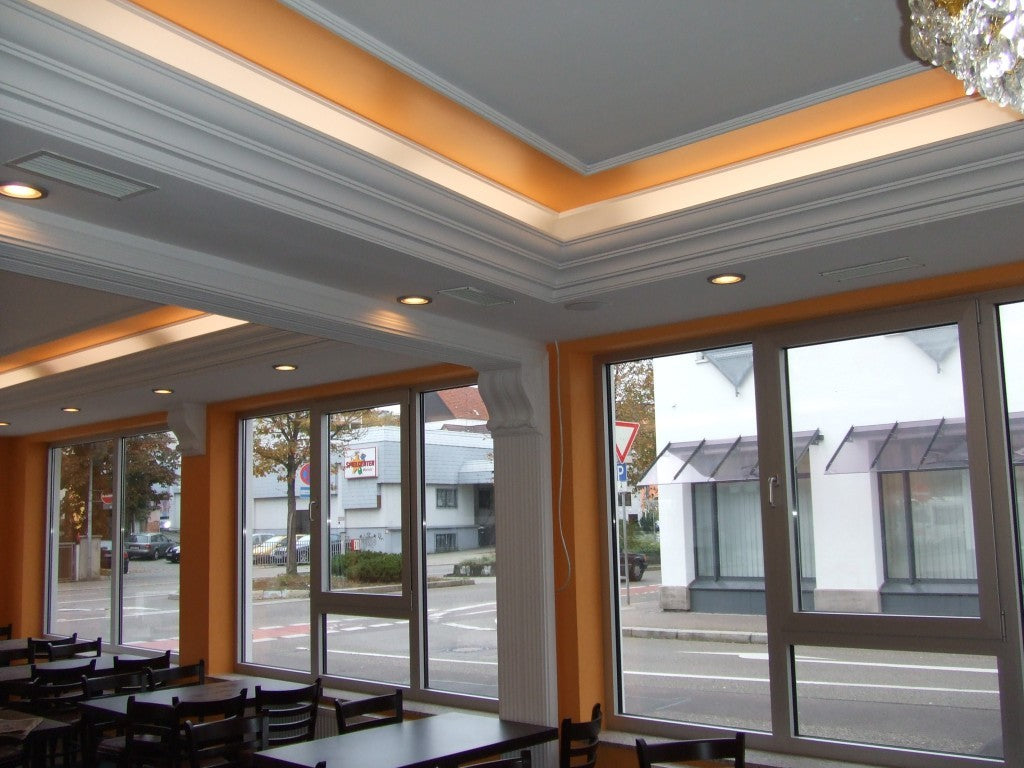18 Meter LED Indirekte Beleuchtung Lichtprofile Wand Stuckleiste Beleuchtung BL 19