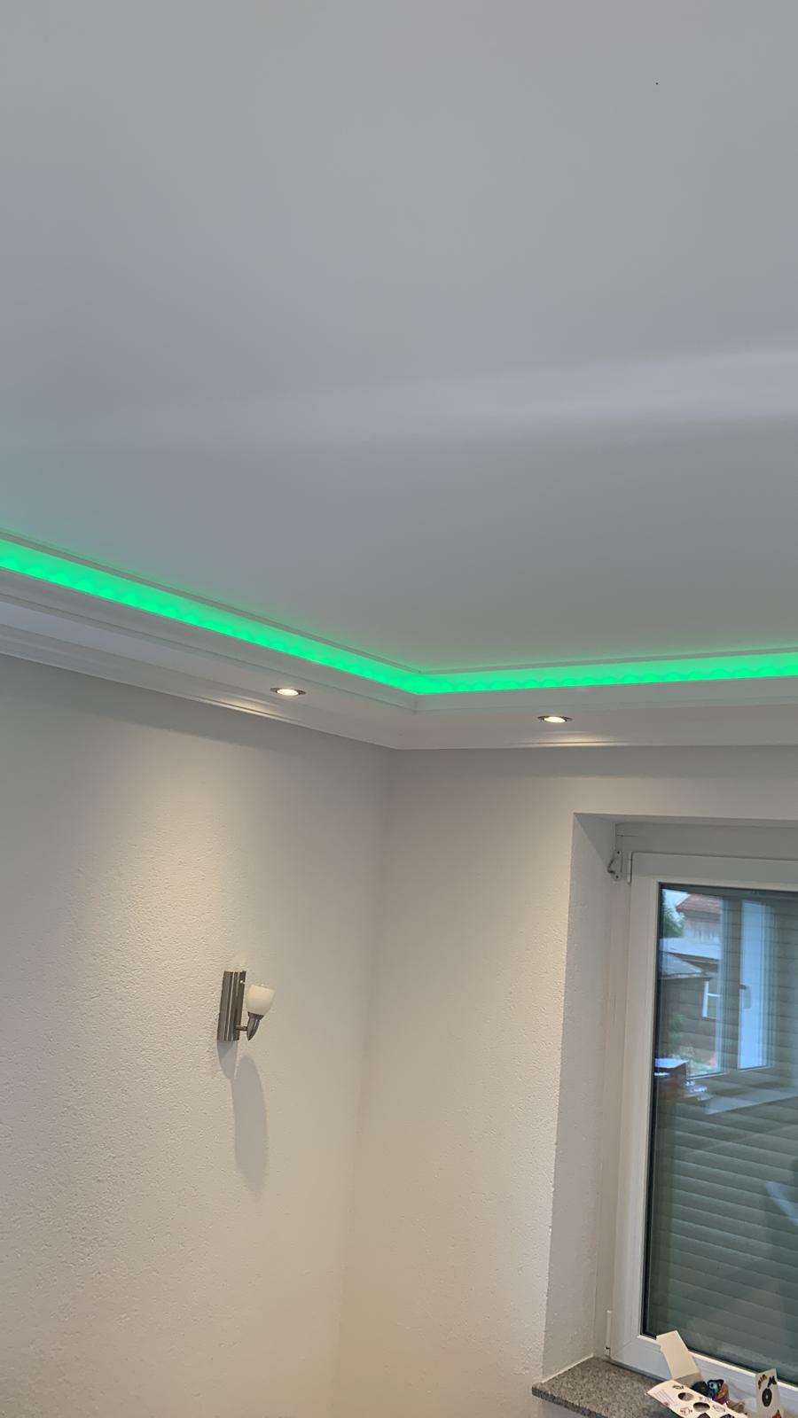 14 Meter LED Indirekte Beleuchtung Lichtprofile Wand Stuckleiste Beleuchtung BL 08