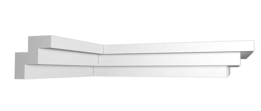 2 Meter Zierleiste Stuckprofile Styroporleisten Zierprofil  (40x40mm) K 22