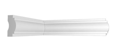 8 Meter Zierleiste Stuckprofile Styroporleisten Zierprofil  (85x35mm) K 37