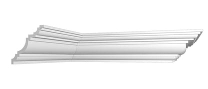 12 Meter Zierleiste Stuckprofile Styroporleisten Zierprofil  (150x150mm) K 41