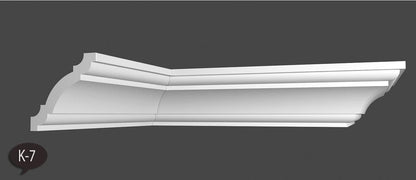 12 Meter Zierleiste Stuckprofile Styroporleisten Zierprofil  (100x100mm) K 7