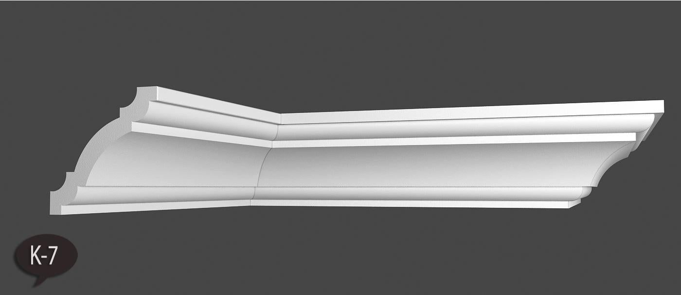 24 Meter Zierleiste Stuckprofile Styroporleisten Zierprofil  (100x100mm) K 7