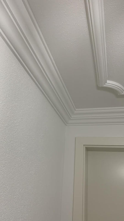 12 Meter Zierleiste Stuckprofile Styroporleisten Zierprofil  (100x100mm) K 13