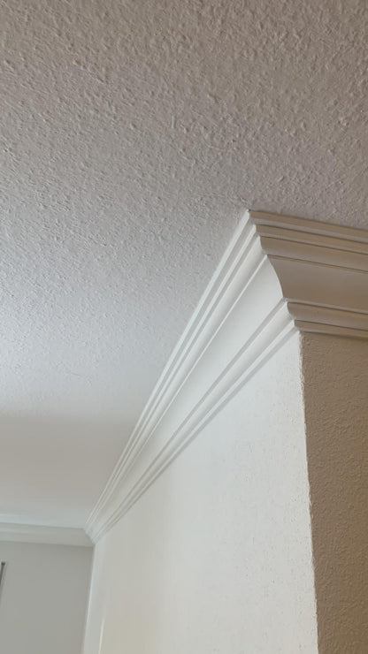 12 Meter Zierleiste Stuckprofile Styroporleisten Zierprofil  (100x100mm) K 13