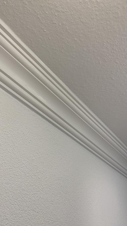 12 Meter Zierleiste Stuckprofile Styroporleisten Zierprofil  (90x90mm) Z 1
