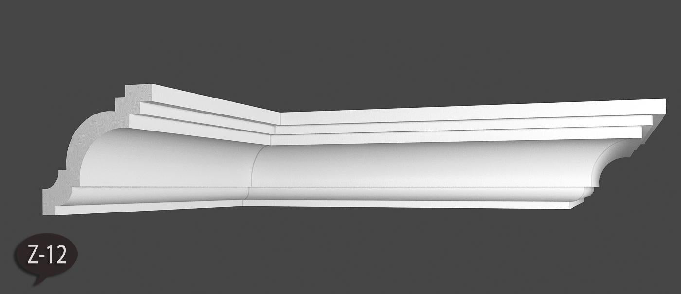 8 Meter Zierleiste Stuckprofile Styroporleisten Zierprofil  (80x80mm) Z 12