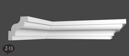 8 Meter Zierleiste Stuckprofile Styroporleisten Zierprofil  (50x50mm) Z 13
