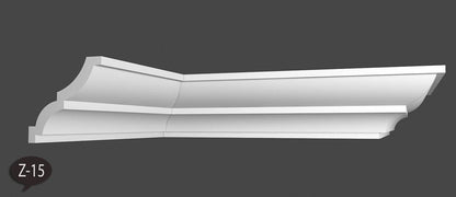 8 Meter Zierleiste Stuckprofile Styroporleisten Zierprofil  (100x100mm) Z 15