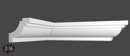 8 Meter Zierleiste Stuckprofile Styroporleisten Zierprofil  (40x40mm) Z 16