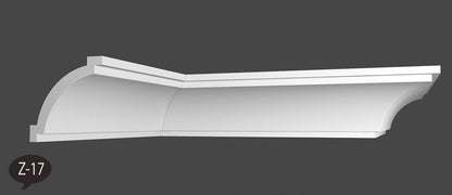 24 Meter Zierleiste Stuckprofile Styroporleisten Zierprofil  (100x100mm) Z 17