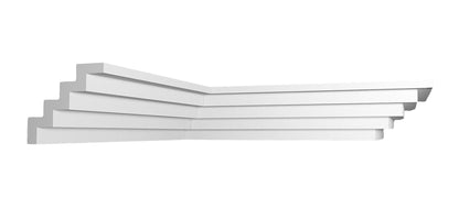 12 Meter Zierleiste Stuckprofile Styroporleisten Zierprofil  (90x90mm) Z 1