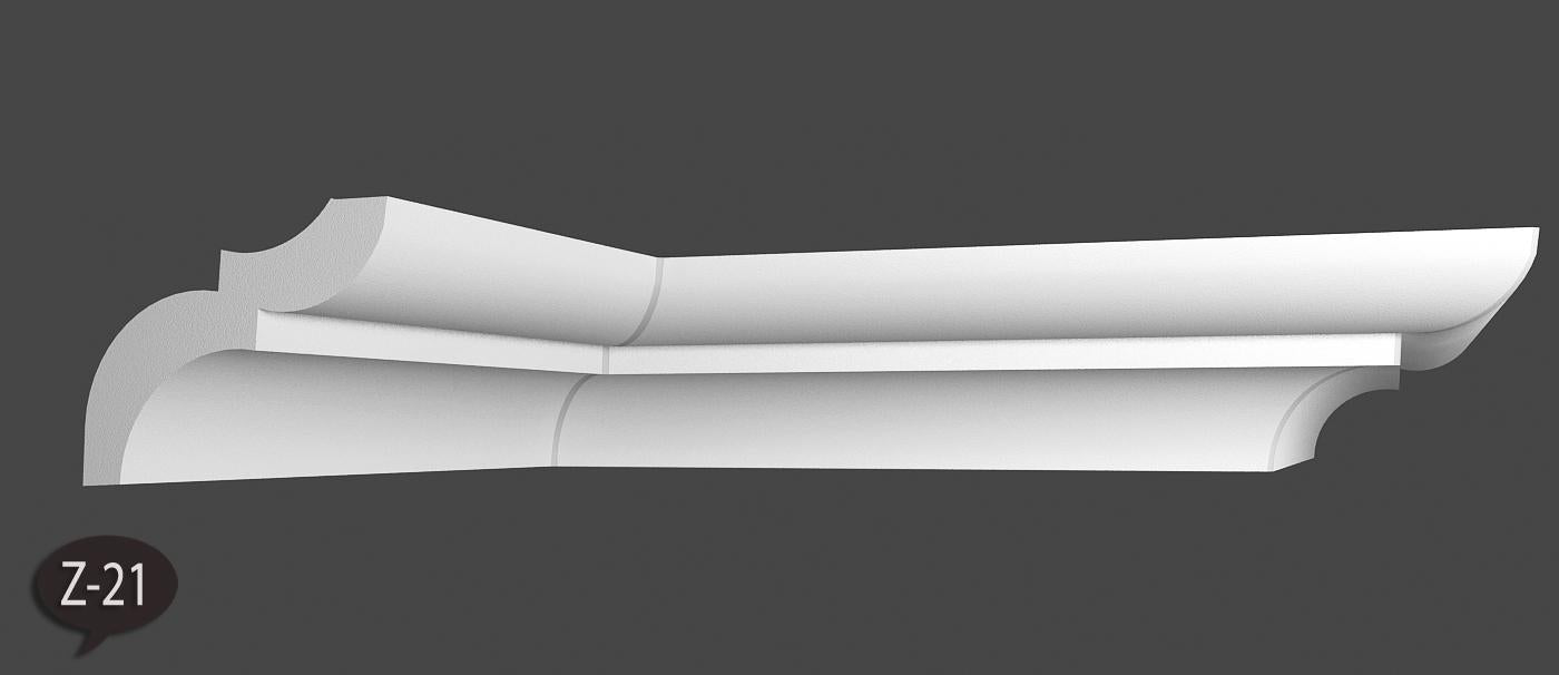 20 Meter Zierleiste Stuckprofile Styroporleisten Zierprofil  (50x50mm) Z 21