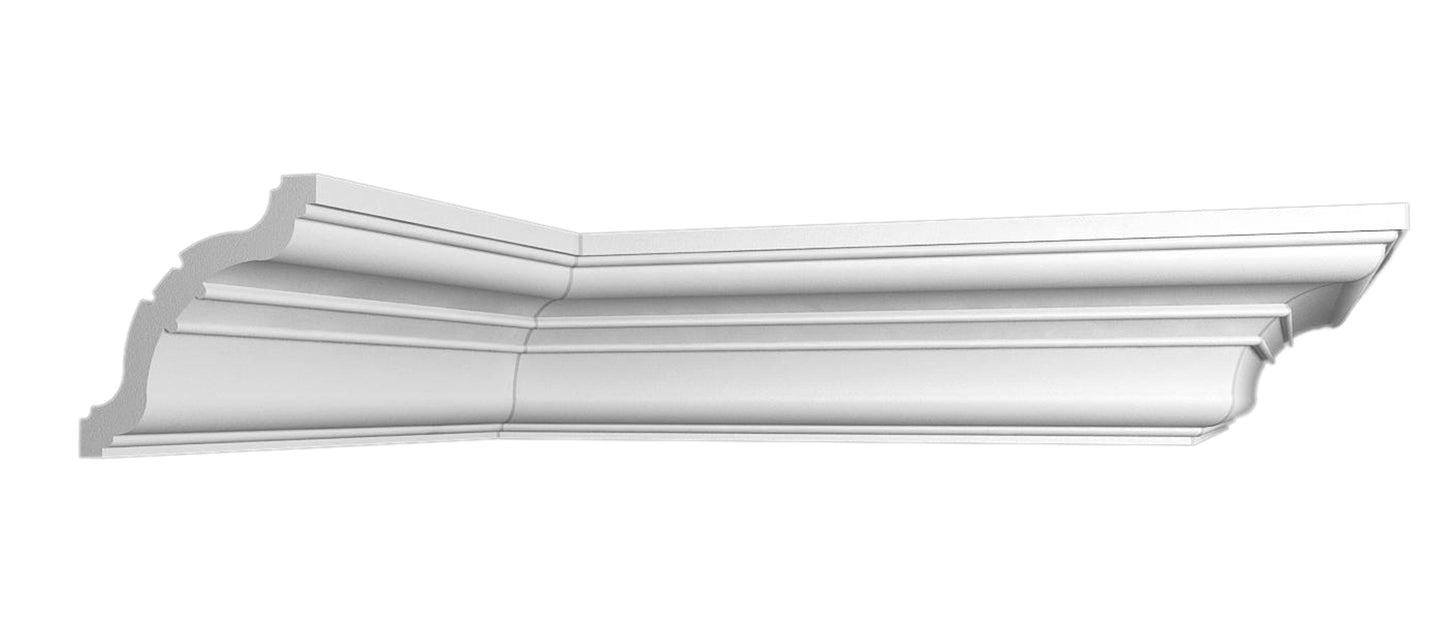2 Meter Zierleiste Stuckprofile Styroporleisten Zierprofil  (80x80mm) Z 23