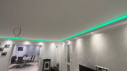 2 m LED Indirekte Beleuchtung Lichtprofile Wand Stuckleiste Beleuchtung BL 02