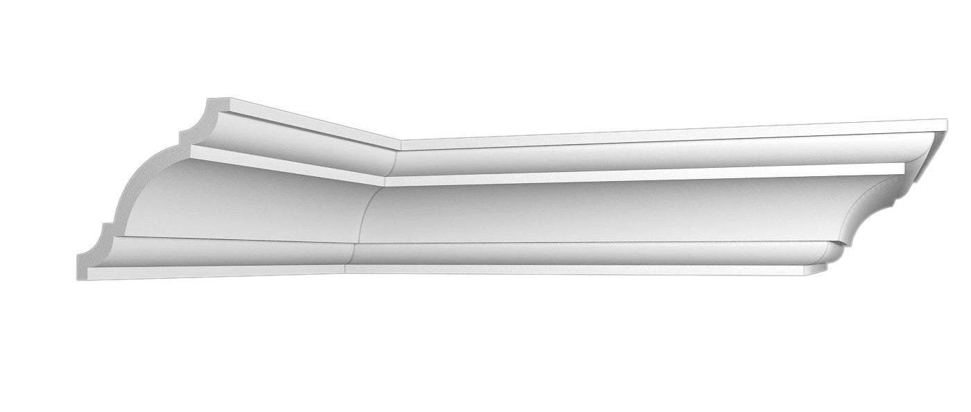 12 Meter Zierleiste Stuckprofile Styroporleisten Zierprofil  (115 x 115mm) K 2