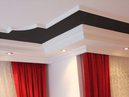 24 Meter Zierleiste Stuckprofile Styroporleisten Zierprofil  (115 x 115mm) K 2