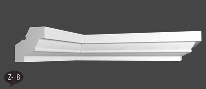 18 Meter Zierleiste Stuckprofile Styroporleisten Zierprofil  (30x30mm) Z 8